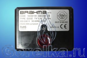   BRAHMA G22/Z. CODE 18048100  
TV 1,5s
TS 10s 
 220-240 V, 50-60Hz, 8VA
SERIES 10