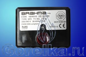   BRAHMA GF2. CODE 18048302 
 TV 30s
 TS 5s 
 220-240 V, 50-60Hz, 8VA
SERIES 10