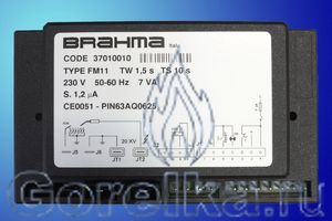   Brahma FM11  37010010. TW 1.5 s, TS 10 s.  : 230 V 50-60 Hz, 7 VA. S. 1,2 mA.      20kV. :  SIME.