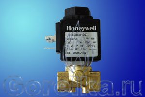 Газовый клапан Honeywell VE408AA1007. Присоединение: 1/4. Pmax 500 mbar. Напряжение 230 V Частота 50 Hz. Диапазон рабочей температуры - 15 + 60 град.